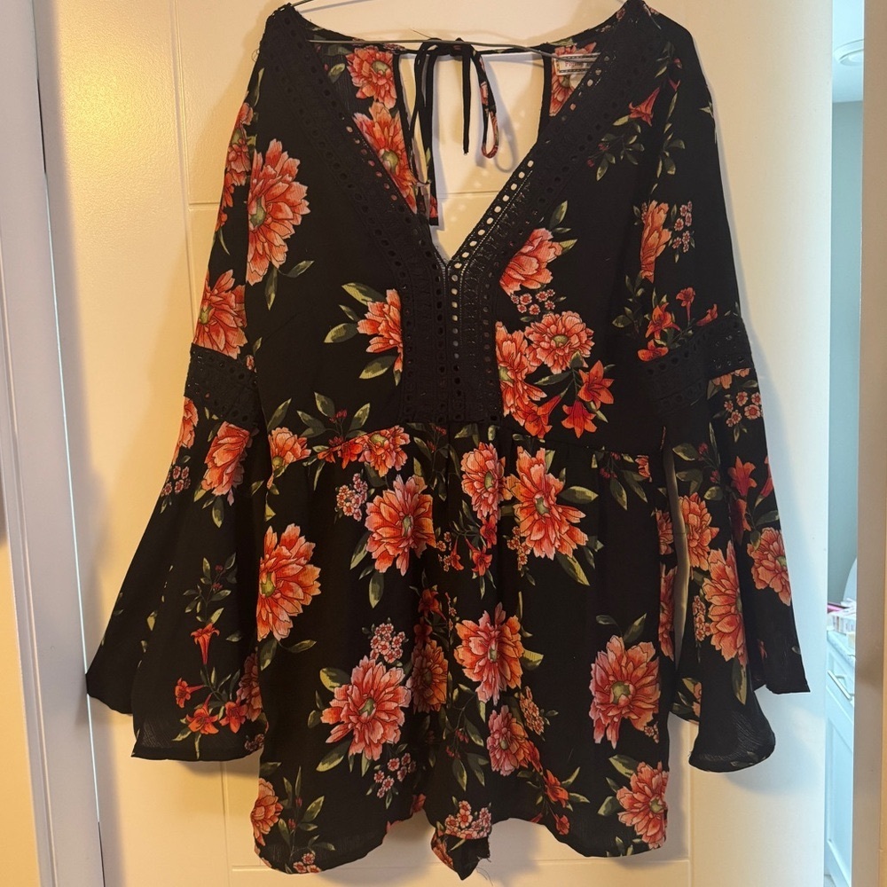 Woman’s Floral Romper